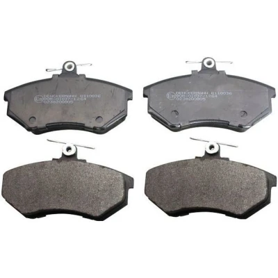 Imagem de DENCKERMANN B110036 Jogo de pastilhas para travão disco Eixo dianteiro excl. contacto aviso desgaste AUDI: A4 B5 Avant, Sedan, 80 B3