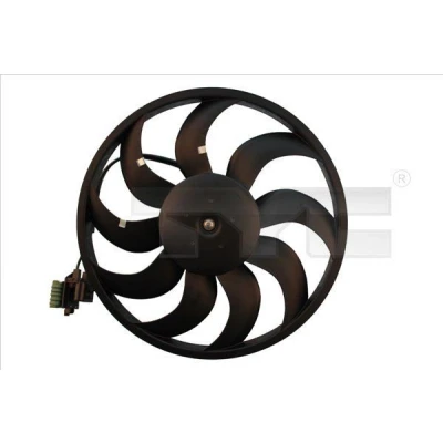 Imagem de TYC 825 0035 ventilador de radiador 405mm 340W sem estrutura do (caixilho), com resistência carga