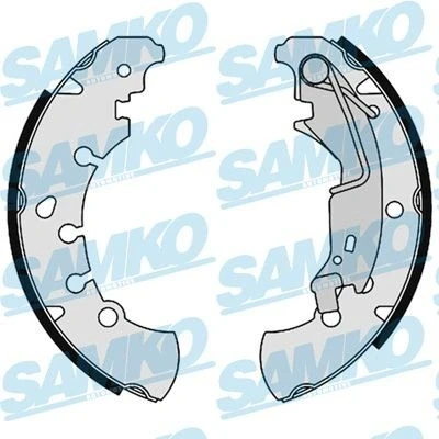 Imagem de SAMKO 89120 Maxilas de travão 203mm 38mm com alavanca do mão FIAT: Marea Weekend, BRAVO 1