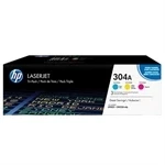Imagem de HP Pack de 3 Cartuchos Tinta Original 304A Amarelo/Magenta/Cian
