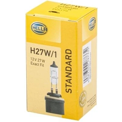 Imagem de HELLA 8GH 008 991 021 Lâmpada, farol de longo alcance H27W/1 12V 27W Halogéneo HYUNDAI: ACCENT 2, KIA: Sportage III