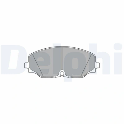 Imagem de DELPHI LP3543 Jogo de pastilhas para travão disco preparado indicador aviso desgaste com chapa anti ruído acessórios