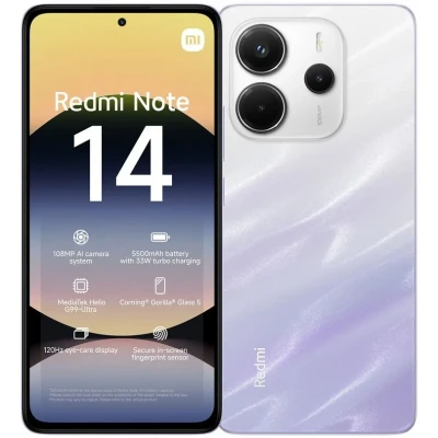 Imagem de Xiaomi Redmi Note 14 4G 6GB/128GB/6.67&quot; Névoa púrpura