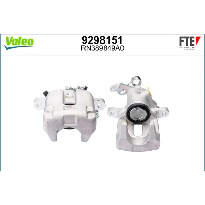 Imagem de FTE 9298151 Pinça de travão cinzento Alumínio Eixo traseiro esquerdo sem suporte PEUGEOT: 308 I Hatchback, 307 SW, Carrinha
