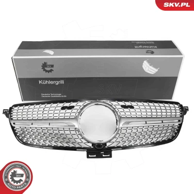 Imagem de ESEN SKV 66SKV579 Grelha de Radiador prateado MERCEDES BENZ: GLE SUV (W166) 350 d 3.0 4 matic, AMG 43 400 matic