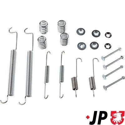 Imagem de JP GROUP 4163953410 Kit de acessórios, maxilas do travão Eixo traseiro PEUGEOT: Partner I Van, CITROËN: Berlingo / First Van