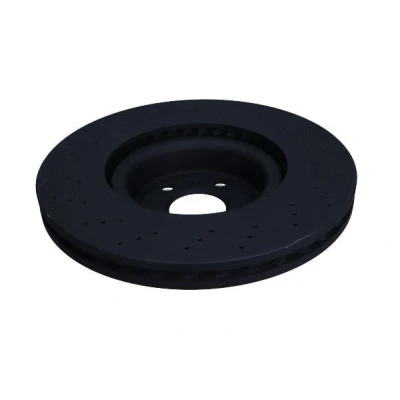 Imagem de QUARO QD4527HC Disco de travão 350 32 5 112 perfurado/ventilado pintado alto carbono sem cubo roda, pernos fixação da roda