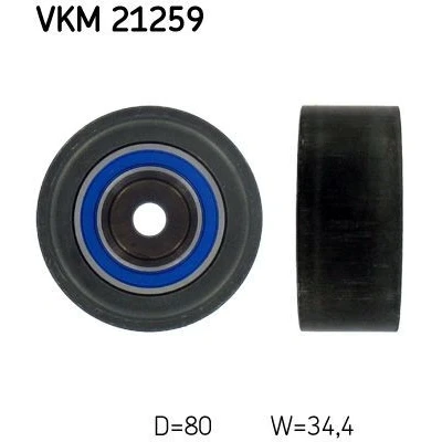 Imagem de SKF VKM 21259 Polia de desvio/de guia, correia dentada AUDI: A3 Sportback