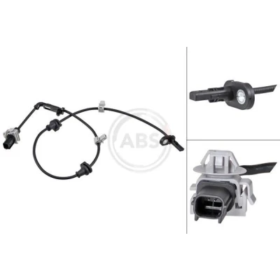 Imagem de A.B.S. 32212 Sensor de ABS activo 680mm 760mm 27mm preto
