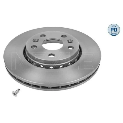 Imagem de MEYLE 16 15 521 0042/PD Disco de travão Eixo dianteiro 280 24 5 108 ventilado Revestido a discos zinco com parafusos PD Quality