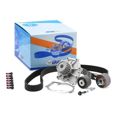 Imagem de GRAF KP824 1 Bomba de Água + Kit correia Distribuição 132 28mm para accionamento da dentada VOLVO: V40 Hatchback, V60 I, V50