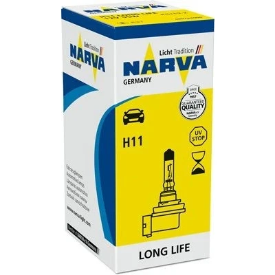 Imagem de NARVA 480783000 Lâmpada, farol de longo alcance H11 12V 55W Halogéneo AUDI: A4 B8 Avant, A3 Sportback, Sedan, BMW: 3 Touring, 1 Hatchback