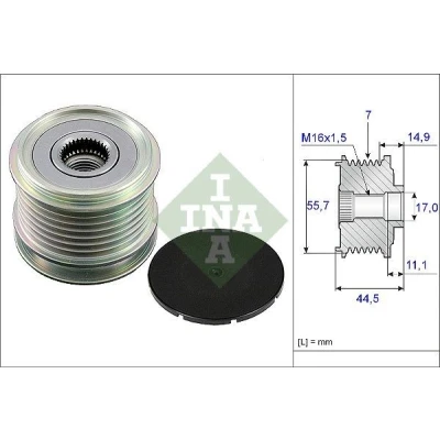 Imagem de INA 535 0042 10 Polia Roda Livre do Alternador 44,5 Ferramenta especial necessária para a montagem MERCEDES BENZ: Classe C T modell, E modell
