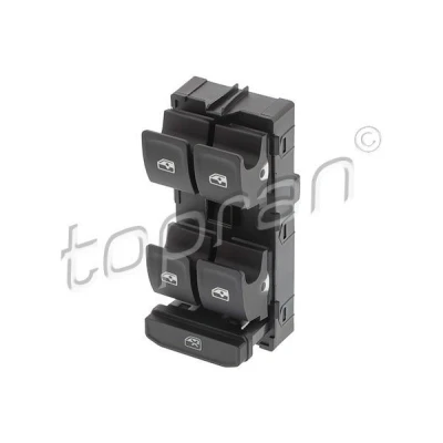Imagem de TOPRAN 119 925 Interruptor, elevadores dos vidros 4 Porta do veículo, lado condutor, à frente VOLKSWAGEN: Passat B8 Sedan, Golf 7