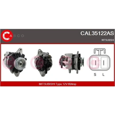 Imagem de CASCO CAL15259AS Alternador 12V 140A AUDI: A4 B6 Sedan, Avant, B7 VOLKSWAGEN: Sharan I, Tiguan Crafter 30 35 Minibus
