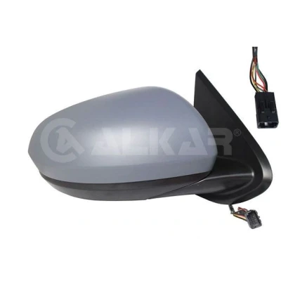 Imagem de Espelho retrovisor Alkar 6140195 à direita com subcapa elétrico aquecível, sensor de temeperatura, convexo DACIA: Duster II