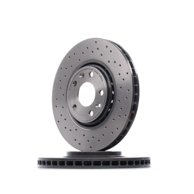 Imagem de BREMBO 09.B352.1X Disco de travão 320 28 5 perfurado/ventilado revestido alto carbono com parafusos RENAULT: Clio 4, Megane Espace