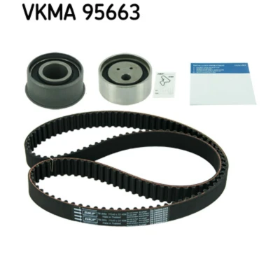 Imagem de SKF VKMA 95663 Jogo de correias dentadas 140 com perfil dentado arredondado MITSUBISHI: COLT 6, 5