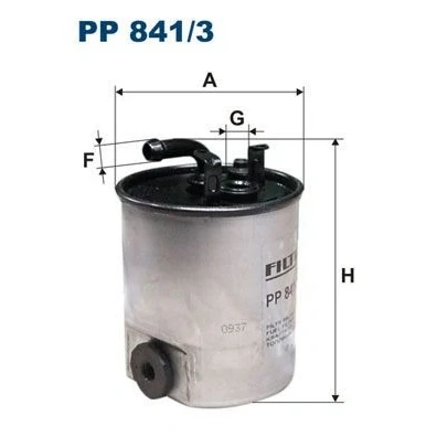 Imagem de Filtro de combustivel filtron pp841/3