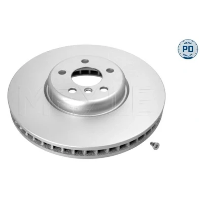 Imagem de MEYLE 383 521 1020/PD Disco de travão Eixo dianteiro, lado direito 348 36 5 112 ventilado Revestido a discos zinco alto carbono com parafusos