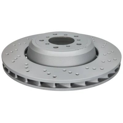 Imagem de ATE 24.0130 0213.2 disco de travão 360,0 30,0 5 120,0 duas peças, perfurado/ventilado revestido alto carbono com parafusos