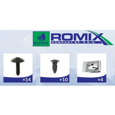 Imagem de ROMIX 91000 interior do Guarda lamas lamas, AUDI: A3 Hatchback, A4 B6 Sedan endado, norauto, oscaro, mister auto