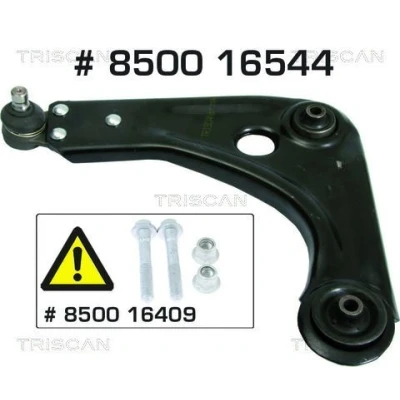 Imagem de TRISCAN 8500 16544 Braço de suspensão com articulação suspensão/guia, apoio borracha transversal