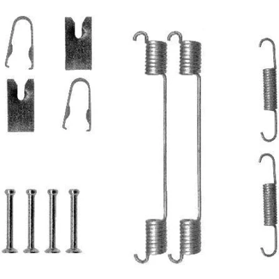 Imagem de TEXTAR 97031600 Kit de acessórios, maxilas do travão OPEL: Combo C Van / Carrinha, Corsa D Hatchback, FIAT: Punto III Hatchback