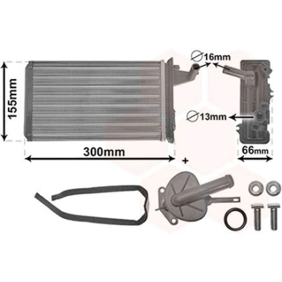 Imagem de VAN WEZEL 17006106 Radiador Quente com acessórios *** IR PLUS LANCIA: Dedra Sedan