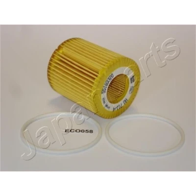 Imagem de JAPANPARTS FO ECO058 Filtro de óleo Cartucho filtrante OPEL: Astra H Hatchback, Caravan, GTC, ALFA ROMEO: 159 Sportwagon, Sedan