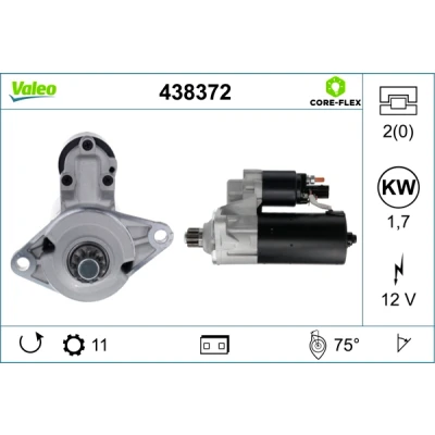 Imagem de Motor de arranque VALEO 438372