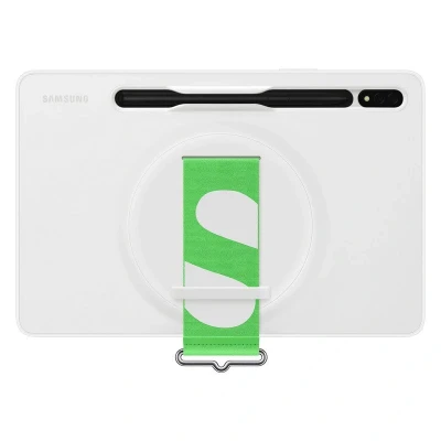 Imagem de Samsung TPU Back Cover com Correia Branco Galaxy Tab S7/S8