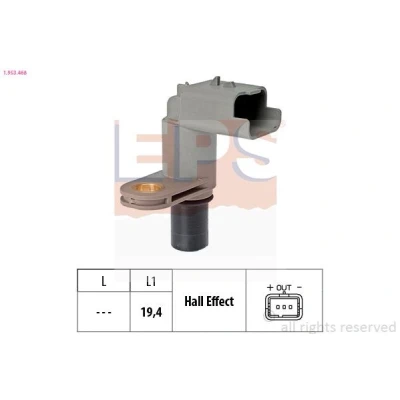 Imagem de FACET 9.0468 Sensor Made in Italy OE Equivalent PEUGEOT: 207 Hatchback, 307 Carrinha, 206 CITROËN: C3 I Hatchback