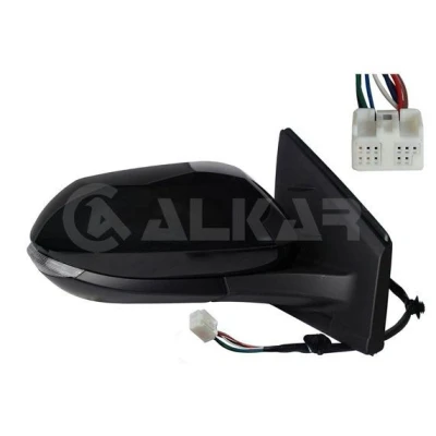 Imagem de Espelho retrovisor Alkar 6146078 à direita com subcapa elétrico aquecível, dobrável electricamente, convexo para veículo volante esquerda