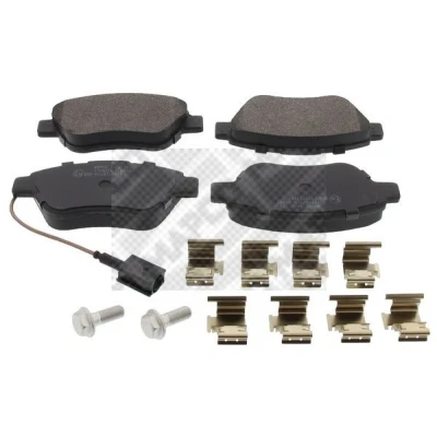 Imagem de MAPCO 6936 Jogo de pastilhas para travão disco Eixo dianteiro incl. contacto aviso desgaste FIAT: Grande Punto Hatchback, 500 Hatchback