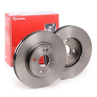 Imagem de Disco de travão BREMBO 09A96811 frente/ventilado/1 peça