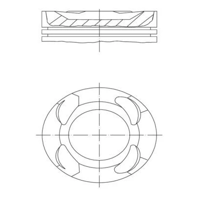 Imagem de Êmbolo MAHLE ORIGINAL 081 PI 00124 000