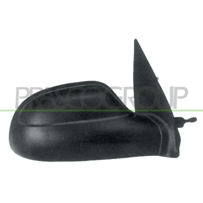 Imagem de Espelho retrovisor Prasco CI0237313 à direita preto com subcapa, subcapa parcial elétrico aquecível, ajustável pelo interior, convexo