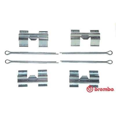 Imagem de BREMBO A 02 257 Kit de acessórios, pastilhas travão LAND ROVER: Defender SUV Cabrio, FORD: Transit Mk3 Minibus