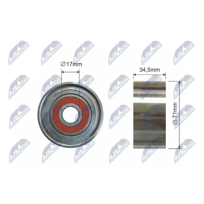 Imagem de NTY RNK MZ 012 Polia de Desvio MAZDA: 3 Hatchback