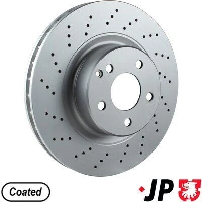 Imagem de JP GROUP 1363102900 Disco de travão Eixo dianteiro 330 32 5 ventilado revestido MERCEDES BENZ: Classe S Sedan, Coupe