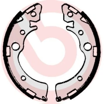 Imagem de BREMBO S 28 509 Maxilas de Travão 180 31 HONDA: Civic V Hatchback