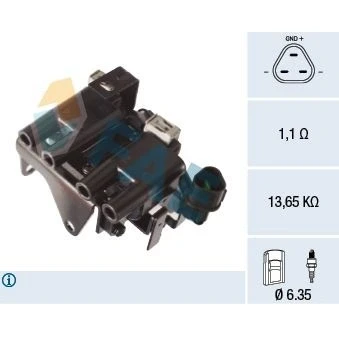 Imagem de FAE 80407 Bobina de ignição Tipo ligação SAE