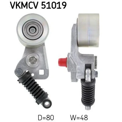 Imagem de SKF VKMCV 51019 Polia Tensora