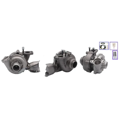 Imagem de ELSTOCK 91 1823 Turbocompressor accionado pelos gases de escape, atuador controlo pneumático com juntas CITROËN: C4 I Hatchback